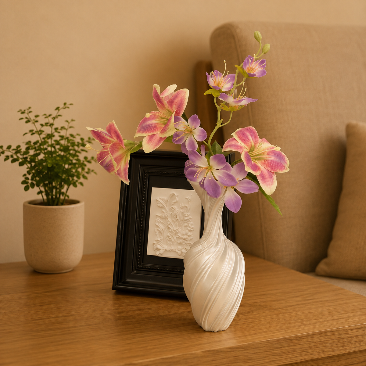 Aurevia Spiral Resin Vase