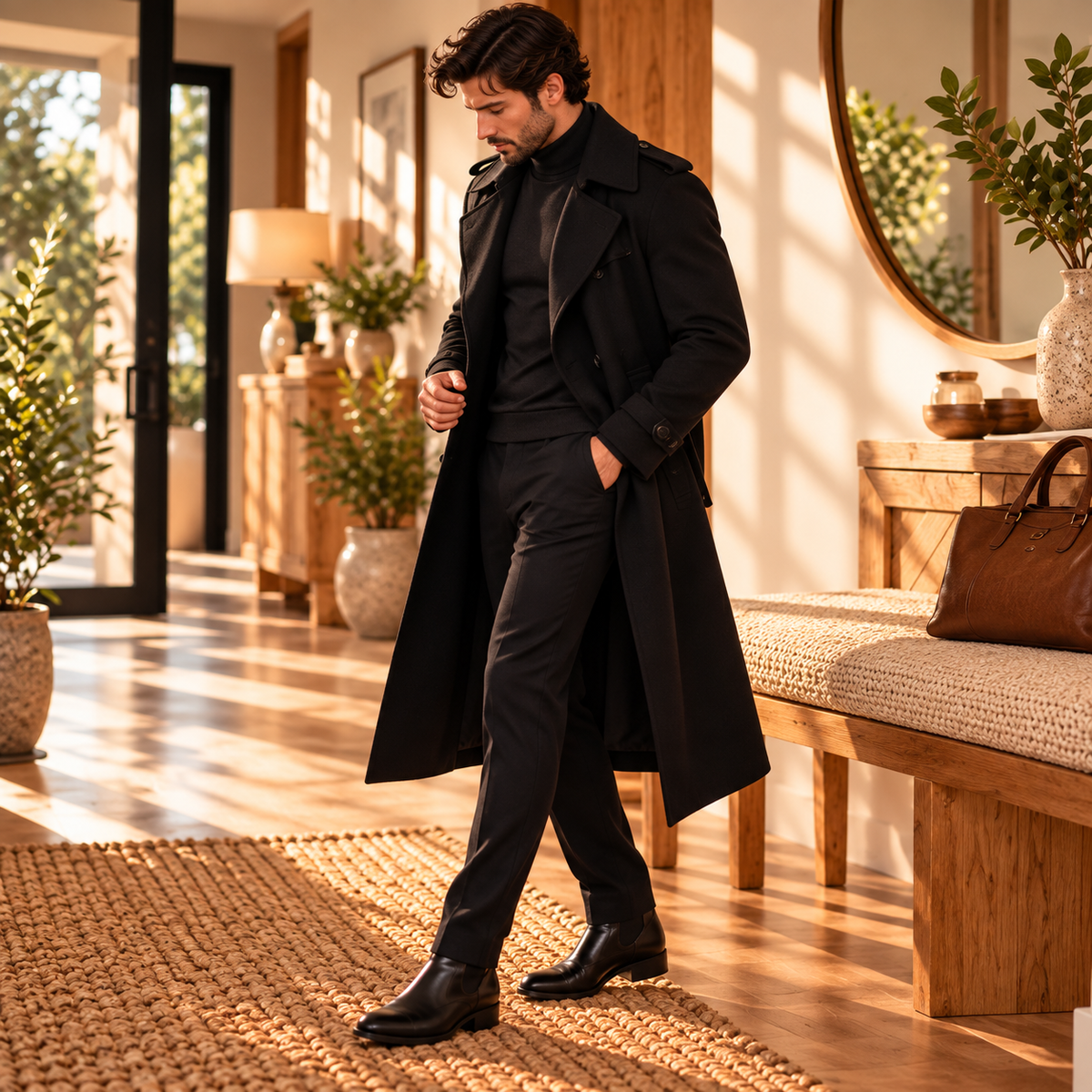 Sebastian Longline Trench Coat