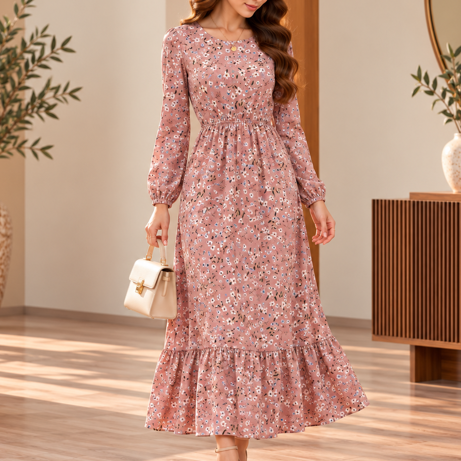 Rosalind Floral Tiered Maxi Dress