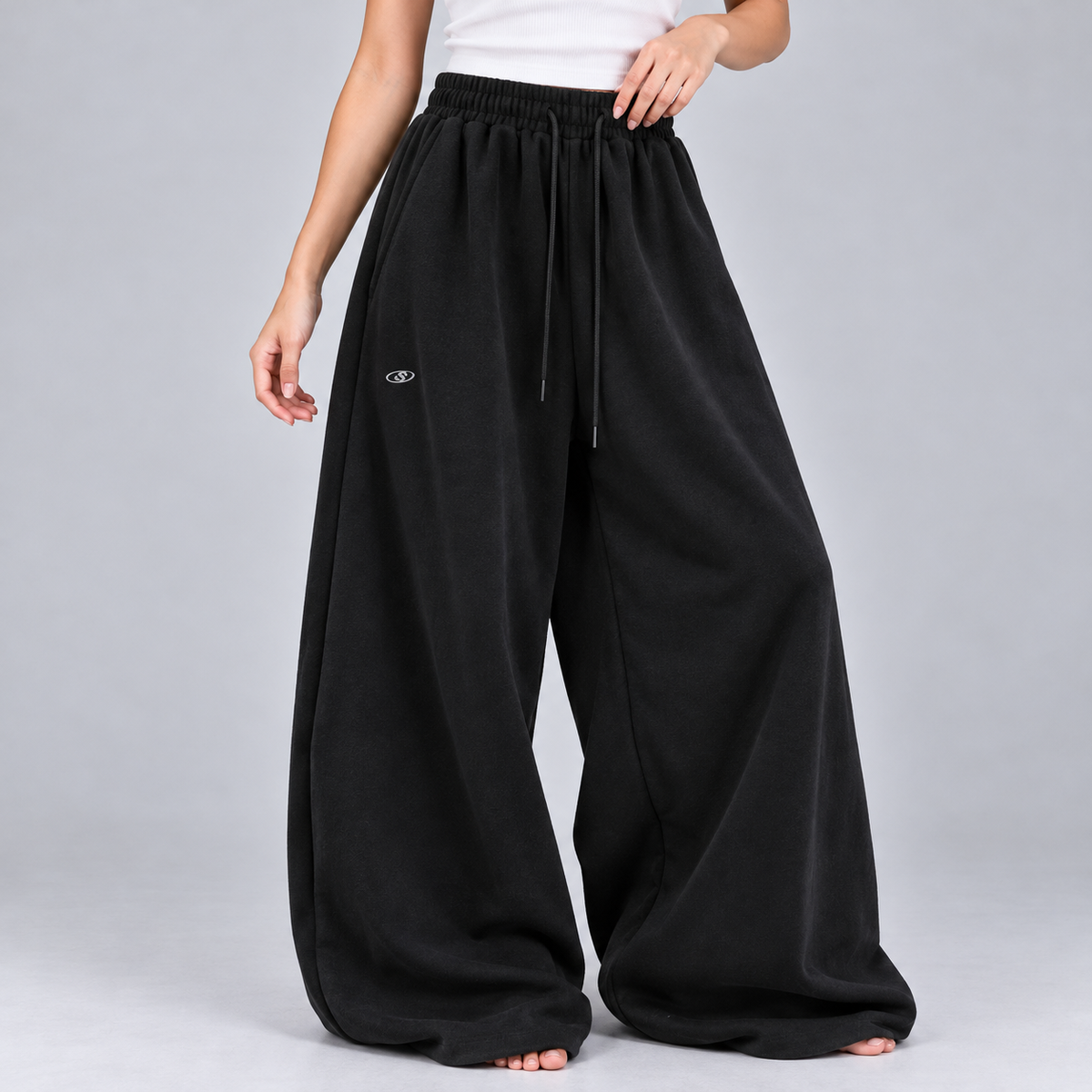 Harper Wide-Leg Sweatpants