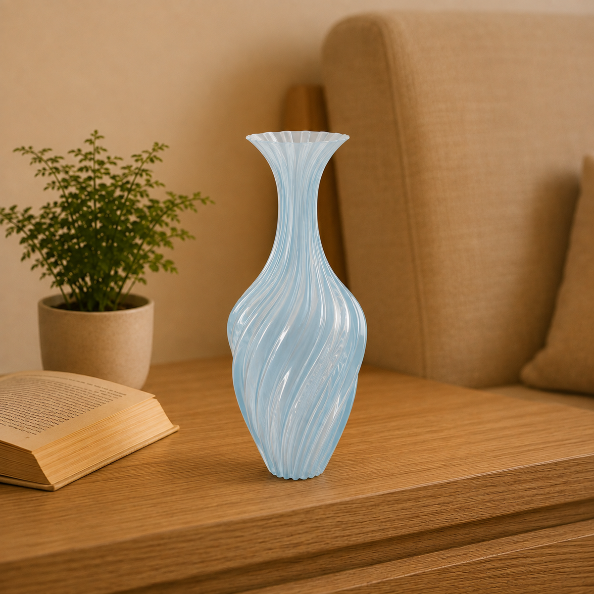 Aurevia Spiral Resin Vase