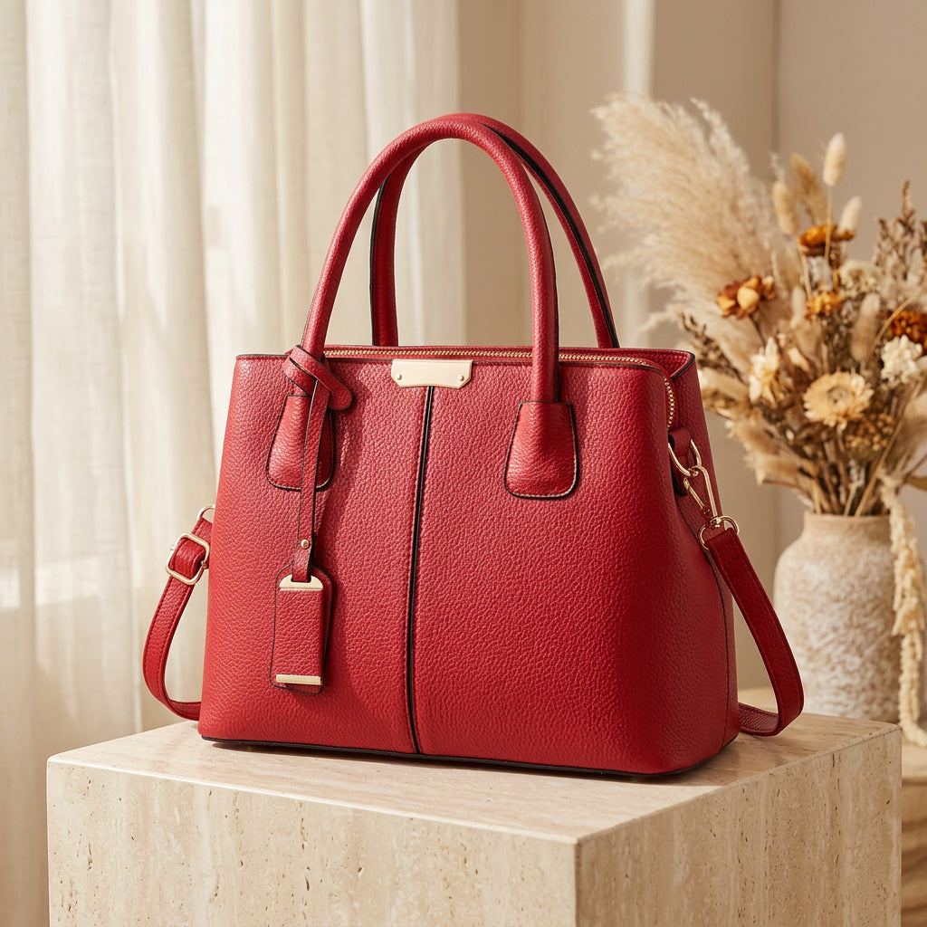 Margaux Textured Tote Bag