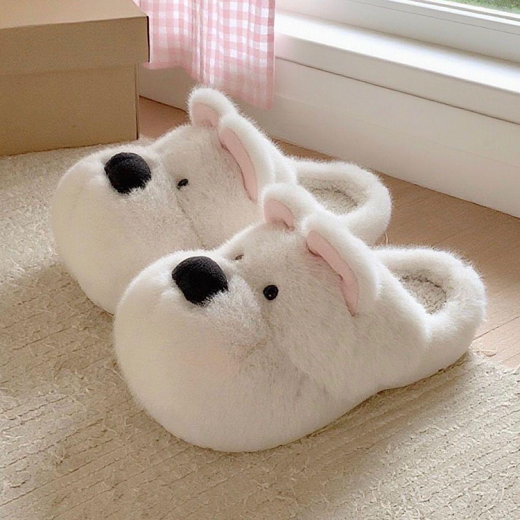 Bramble Plush Animal Slippers