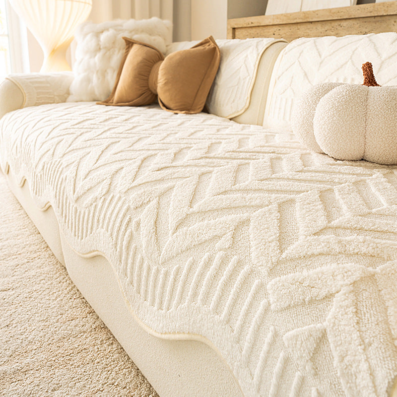 Marlow Plush Herringbone Sofa Cushion