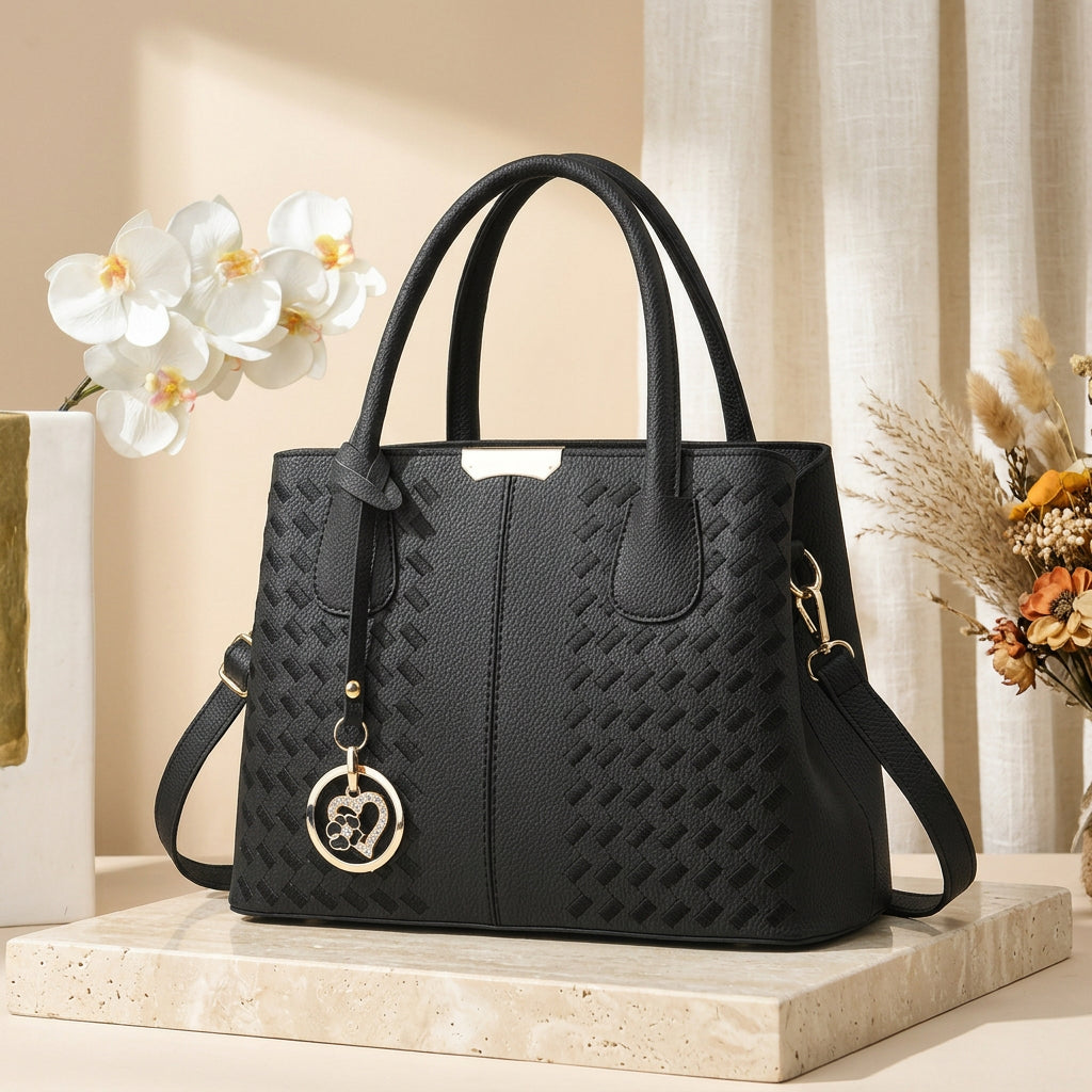 Margaux Textured Tote Bag