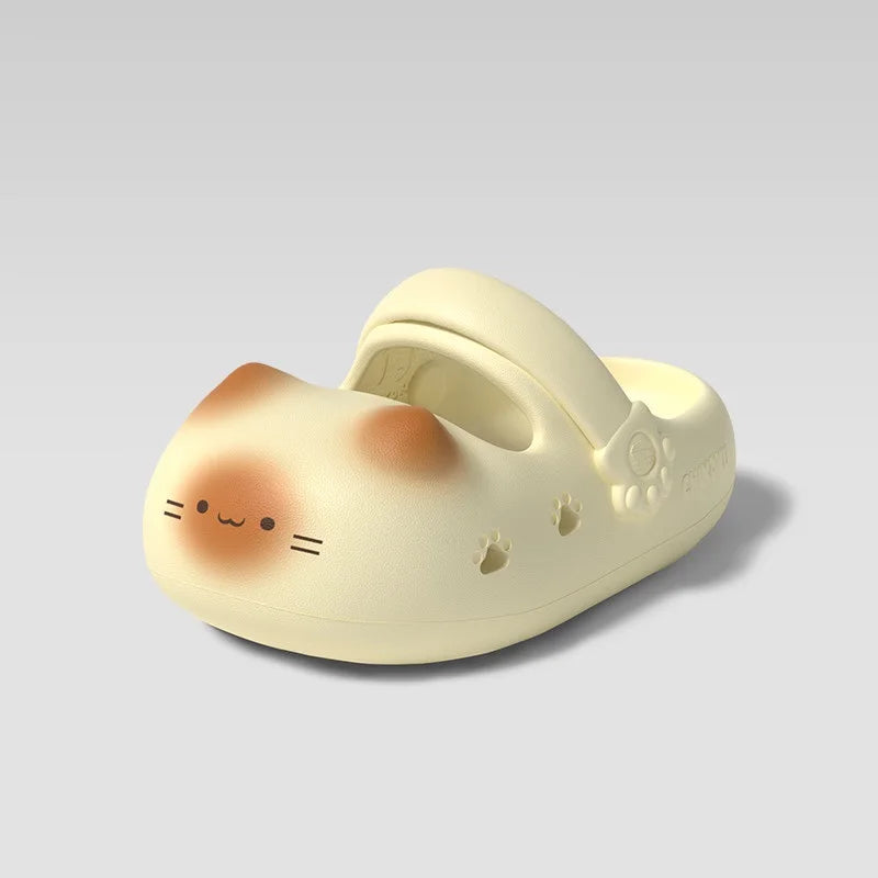 Mochi Cat-Face Slippers
