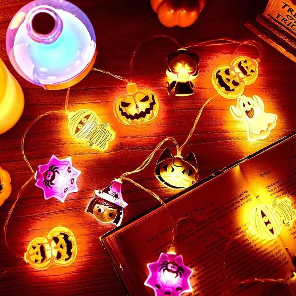 SpookyGlow Halloween String Lights