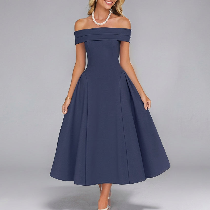 Josephine Off-Shoulder Midi Dress