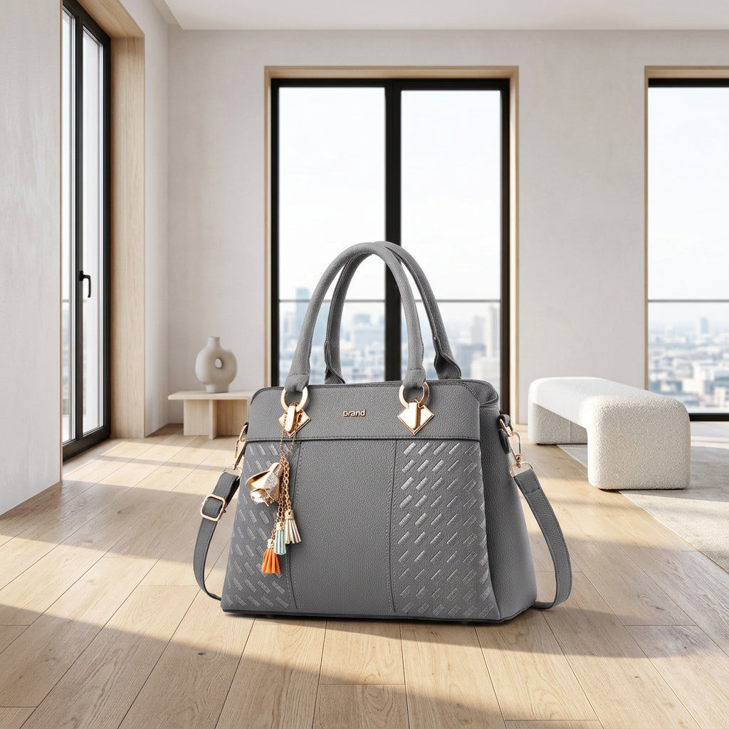 Vivienne Embossed Tote Bag