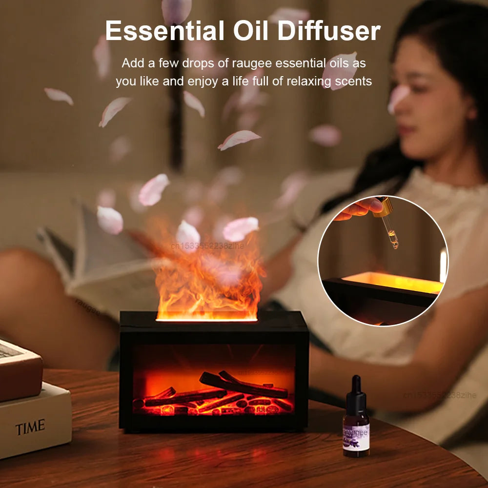 FlameMist Aurora Fireplace Diffuser