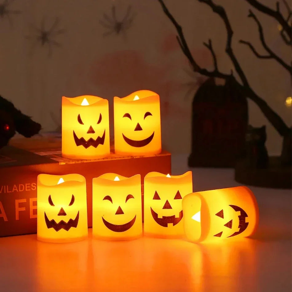 PumpkinGlow Halloween Candle & Décor Set