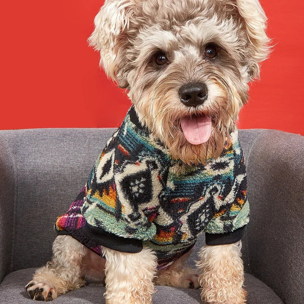 Sedona Geometric Pullover Dog Sweater