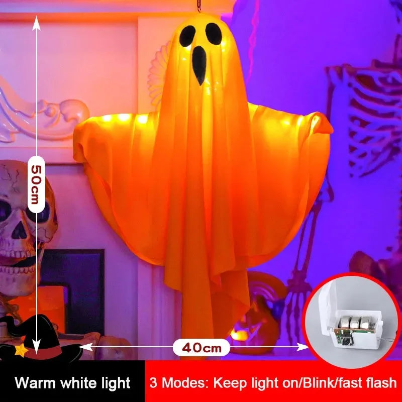 Haunted Glow Hanging Ghost Lights