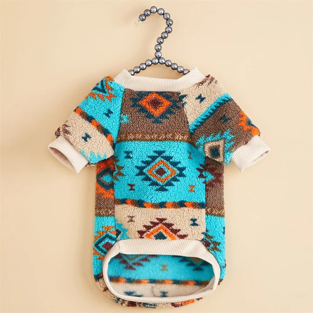 Sedona Geometric Pullover Dog Sweater