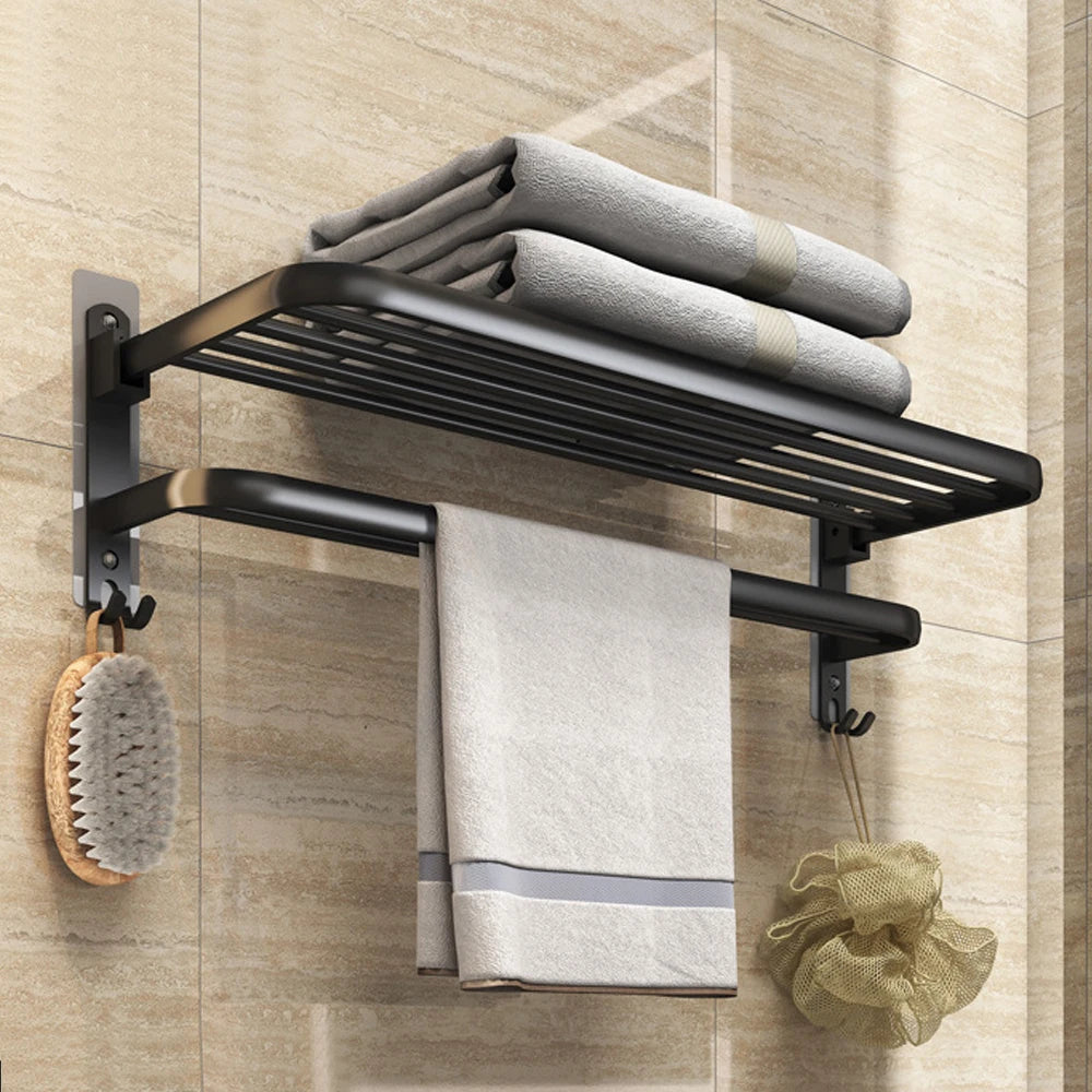 BathPro Wall-Mounted Towel Rack