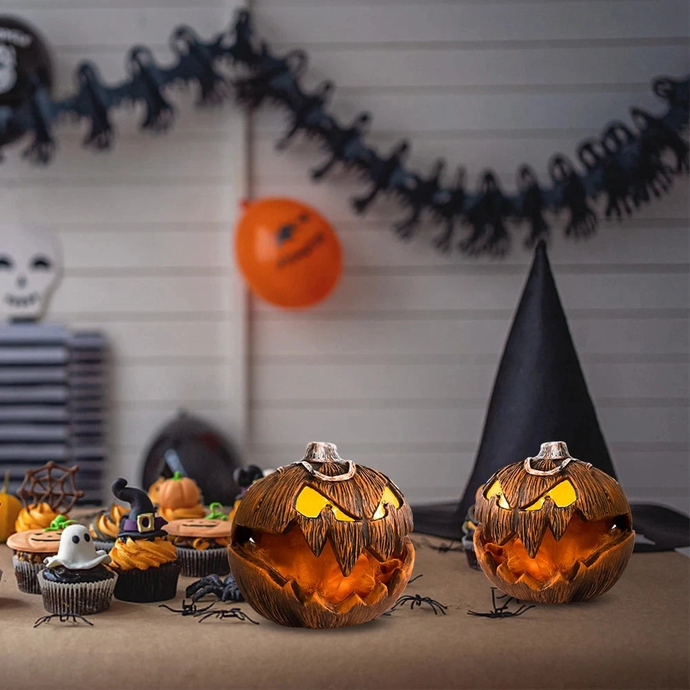 Haunted Pumpkin Glow Set