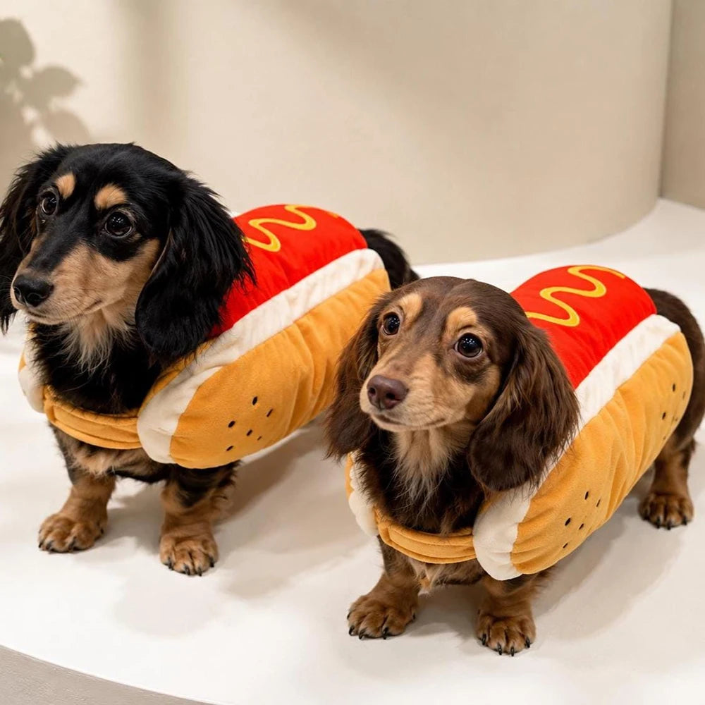 Hot Dog Paws Pet Costume