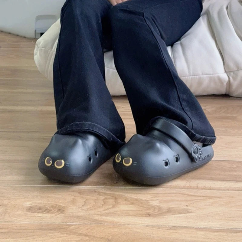 Mochi Cat-Face Slippers