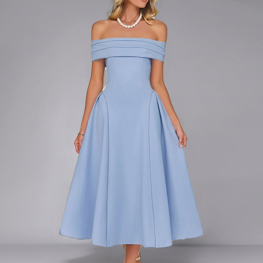 Josephine Off-Shoulder Midi Dress