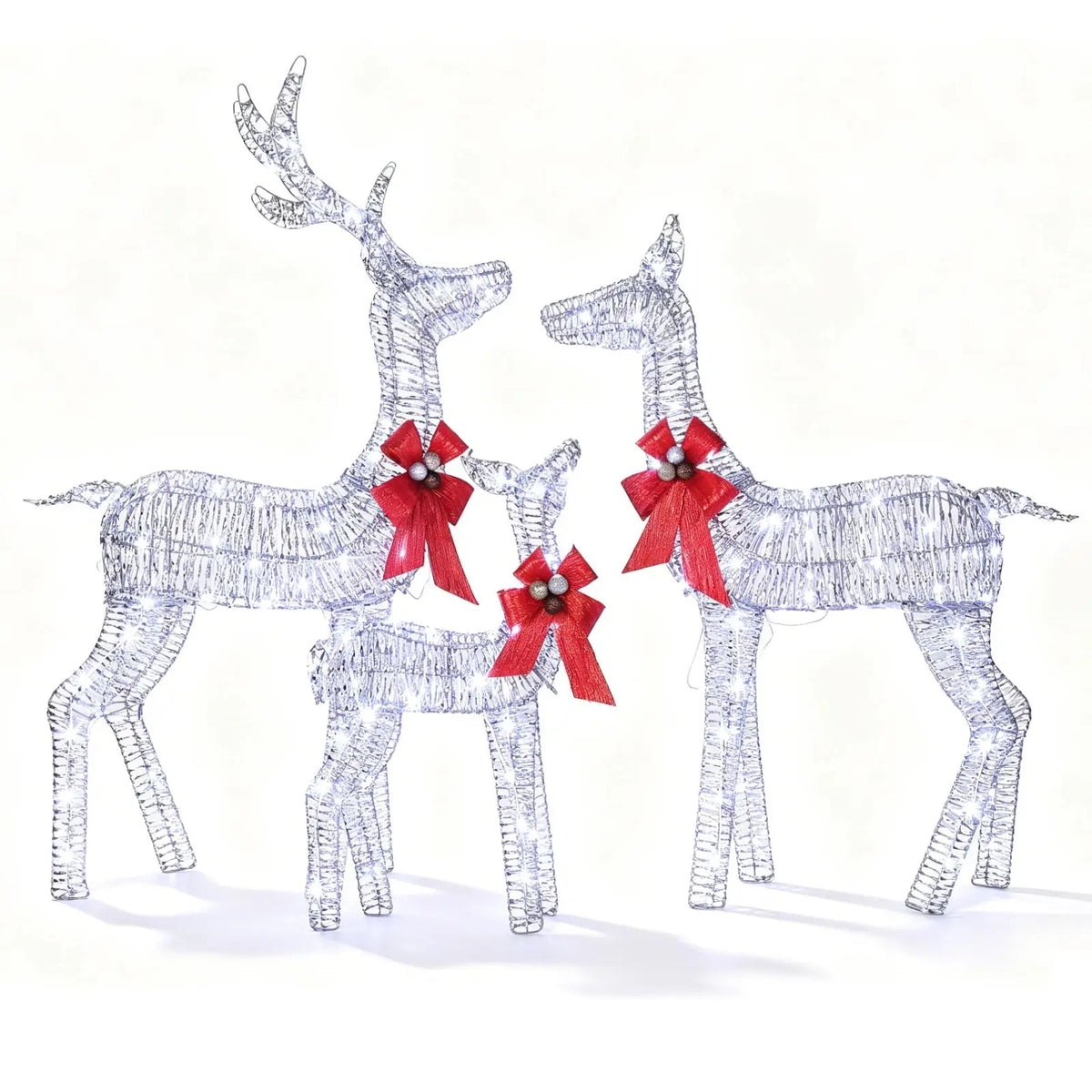 Starlit Reindeer Family Set