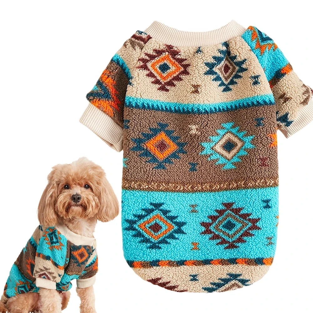 Sedona Geometric Pullover Dog Sweater