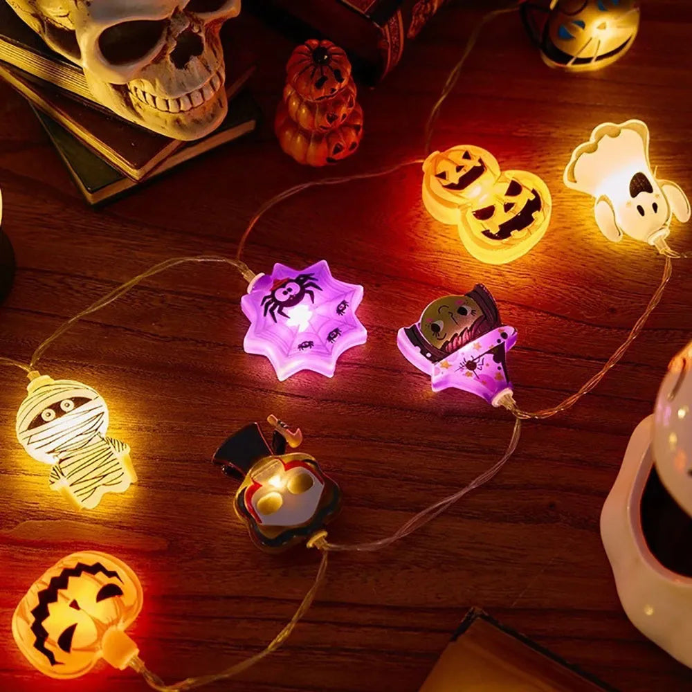SpookyGlow Halloween String Lights