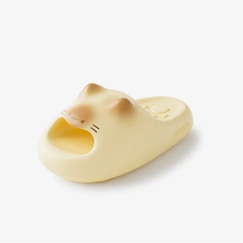 Mochi Cat-Face Slippers