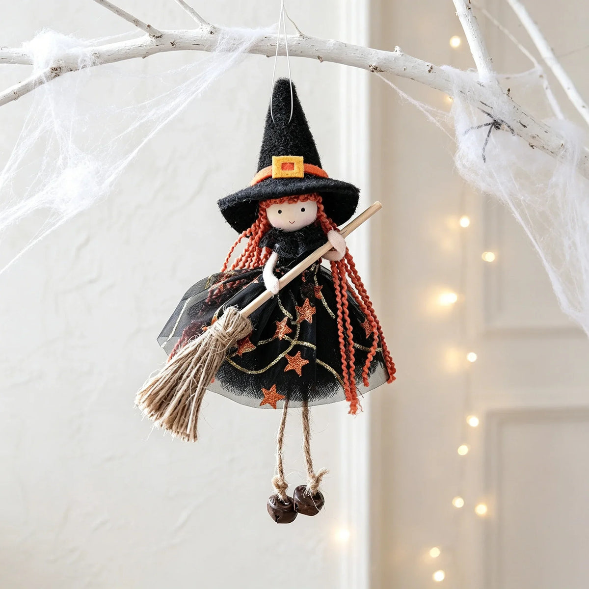 Enchanted Witch & Ghost Halloween Ornaments