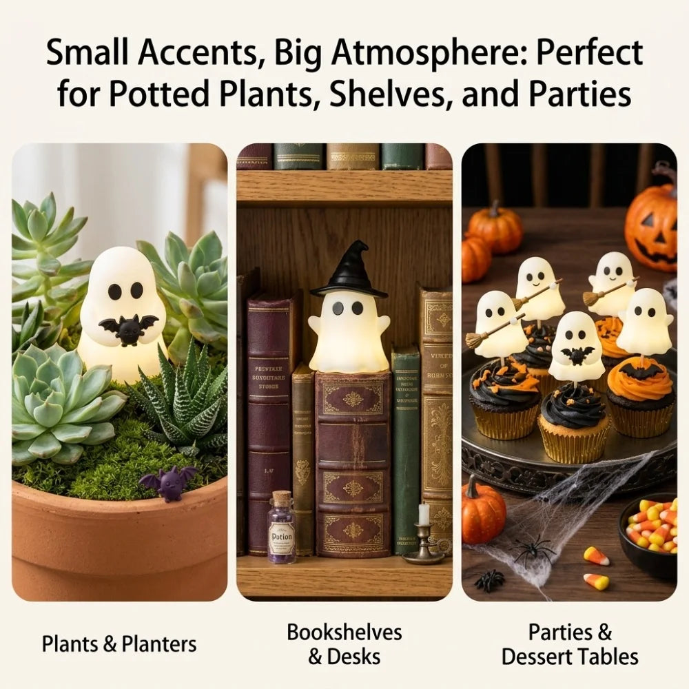 GlowBoo Halloween Ghost Light Set