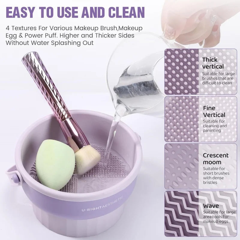 Silvessa Silicone Makeup Brush Cleaning Bowl