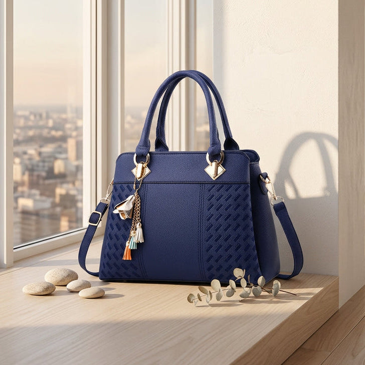 Vivienne Embossed Tote Bag