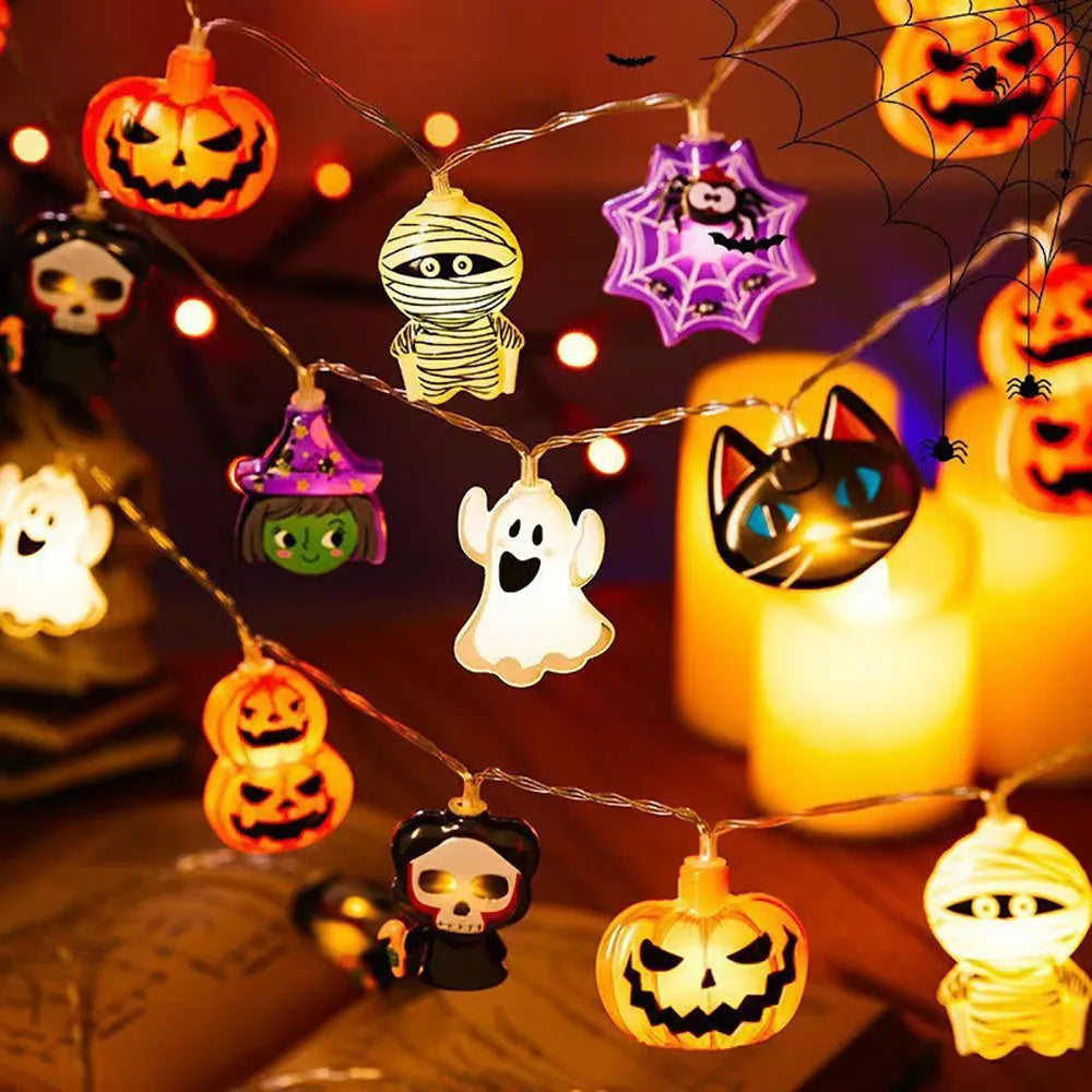 SpookyGlow Halloween String Lights