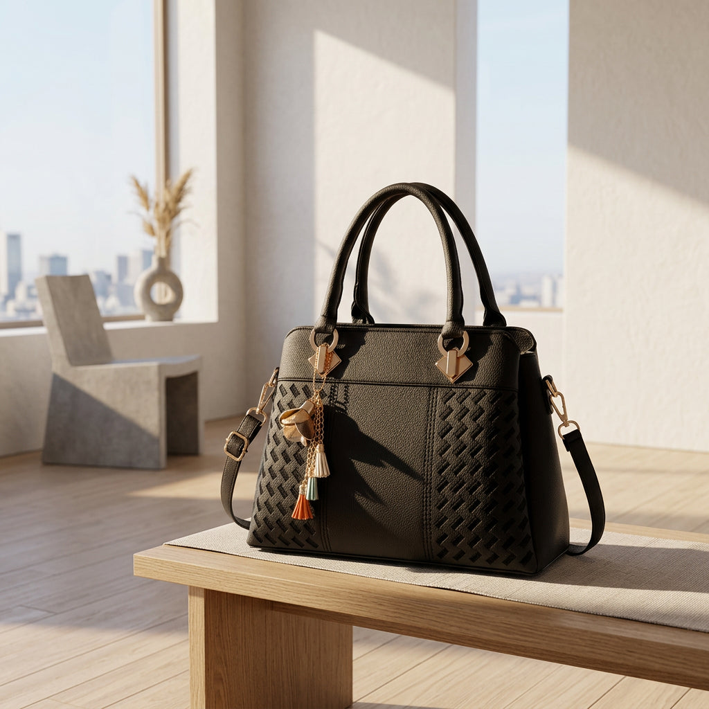 Vivienne Embossed Tote Bag