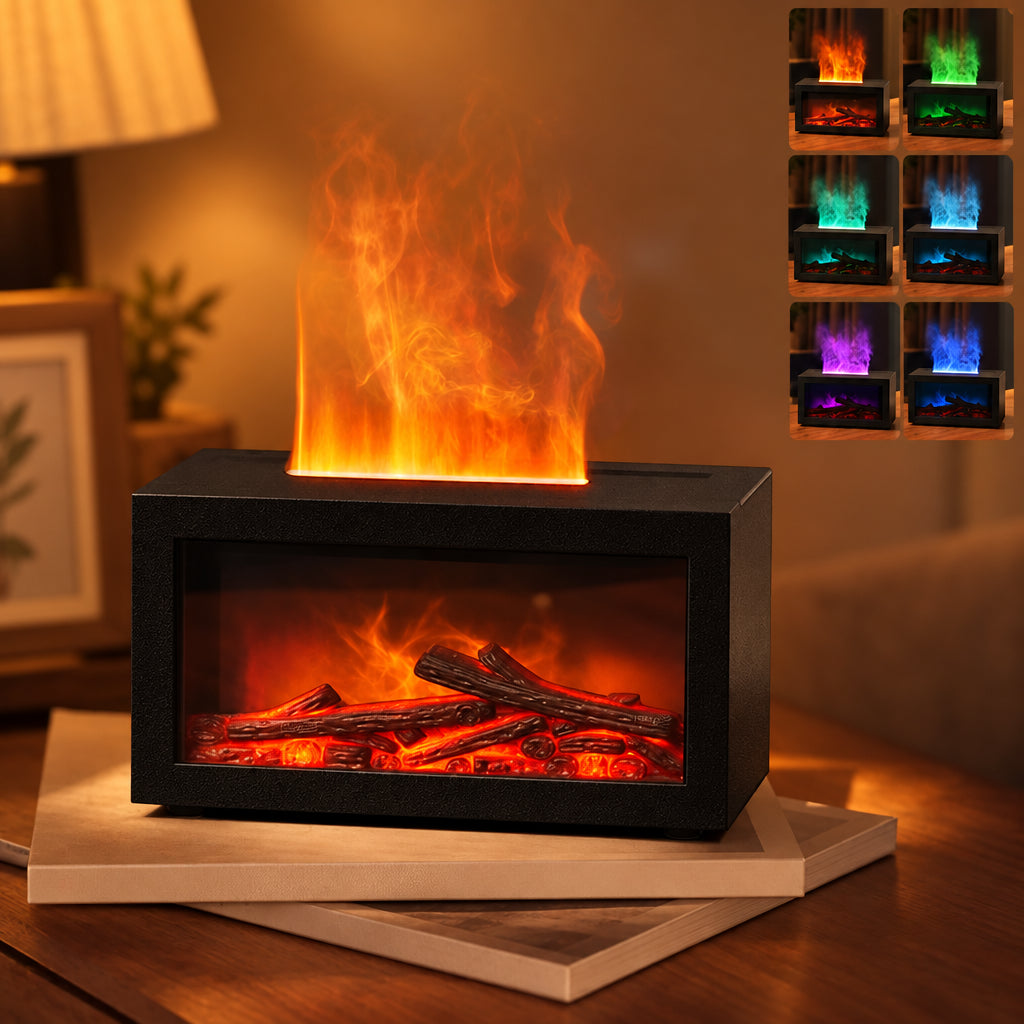 FlameMist Aurora Fireplace Diffuser