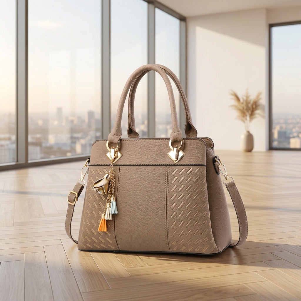 Vivienne Embossed Tote Bag