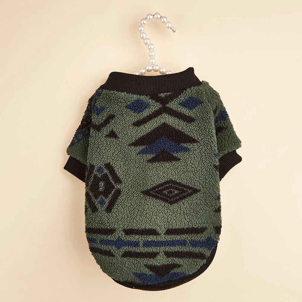 Sedona Geometric Pullover Dog Sweater