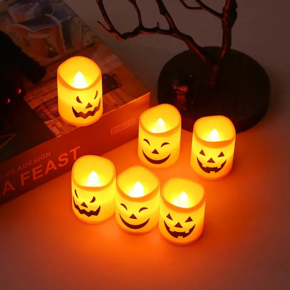 PumpkinGlow Halloween Candle & Décor Set