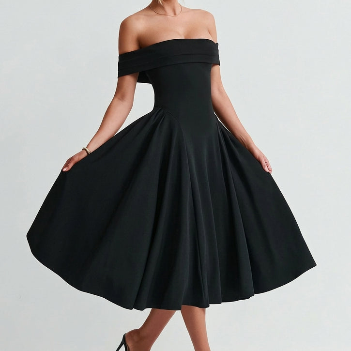 Josephine Off-Shoulder Midi Dress