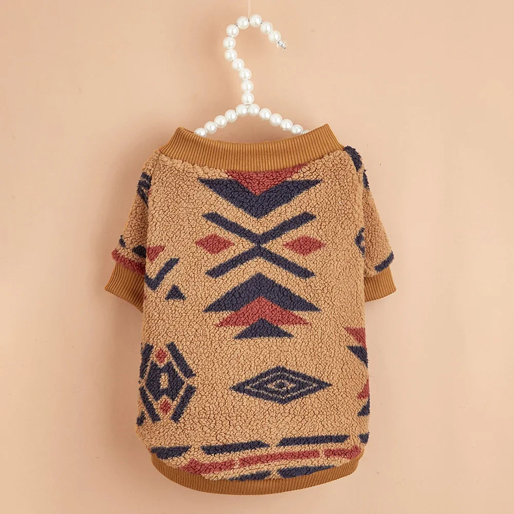 Sedona Geometric Pullover Dog Sweater