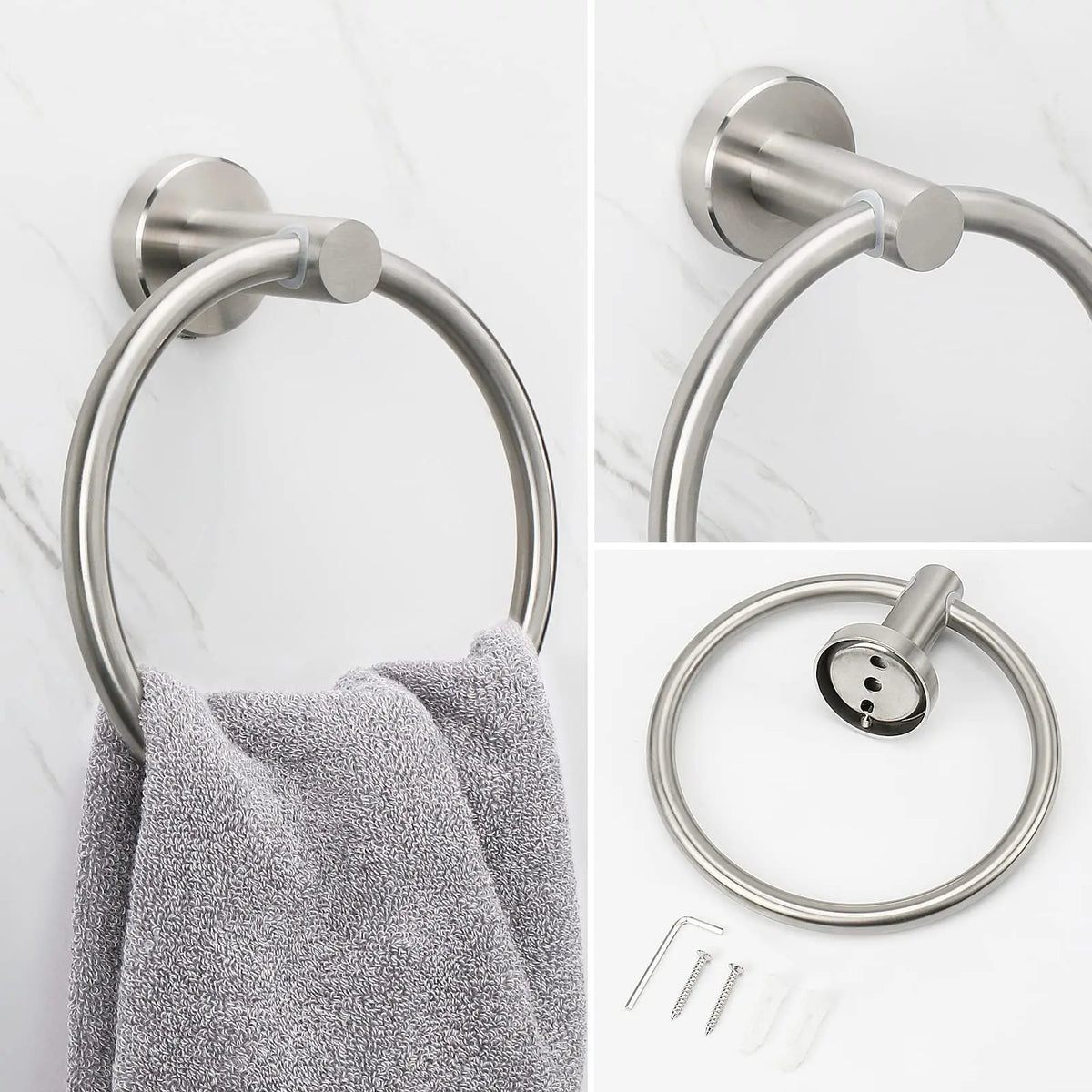 LuxeRing Premium Towel Holder