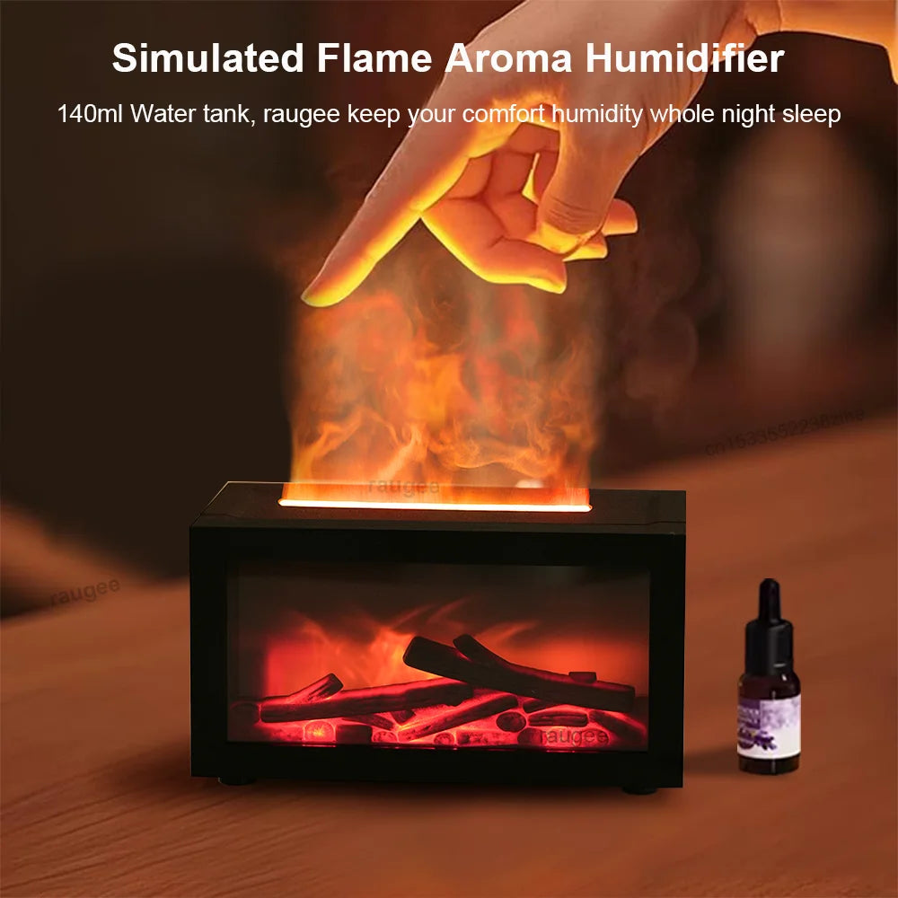 FlameMist Aurora Fireplace Diffuser