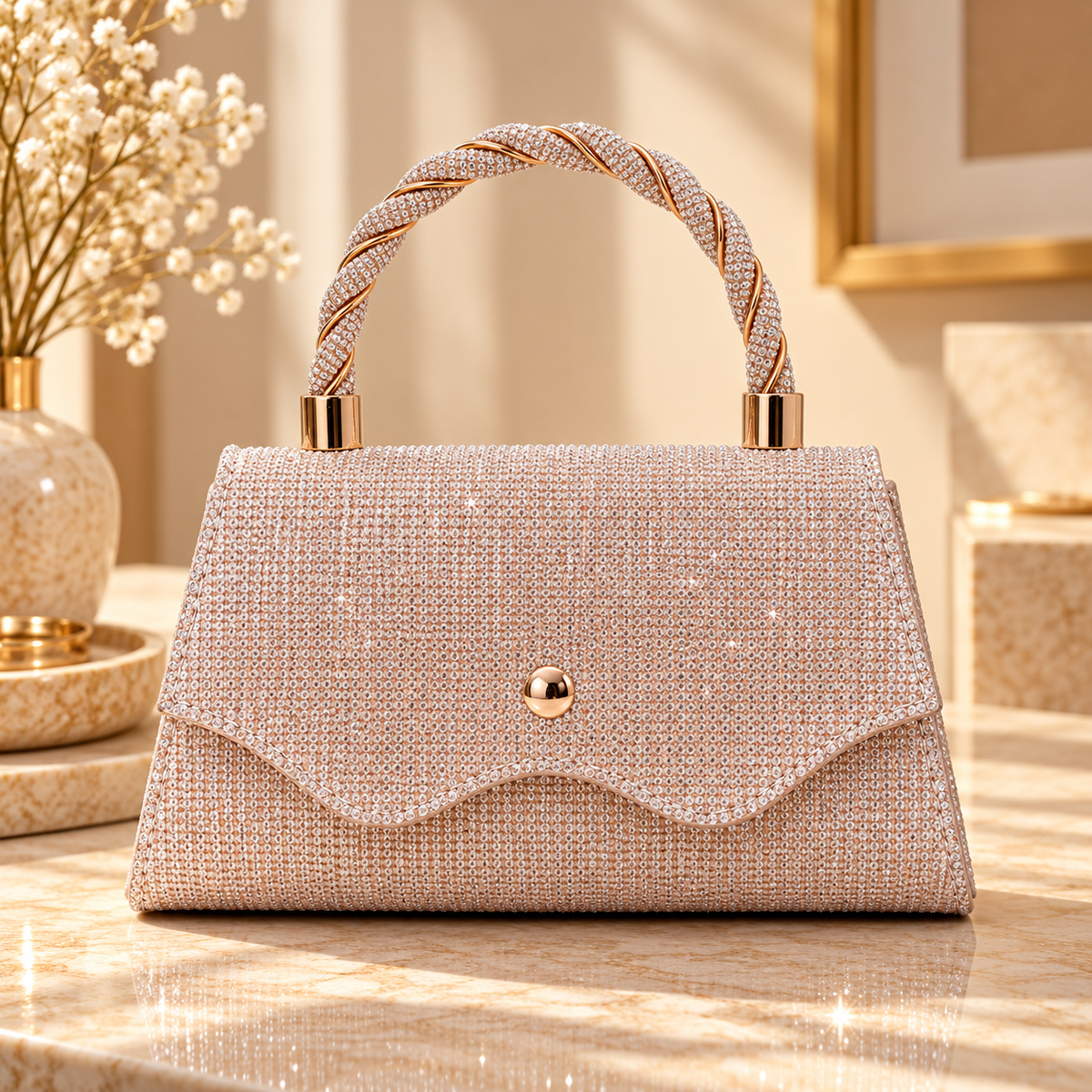 Vellora Élise Crystal Evening Bag