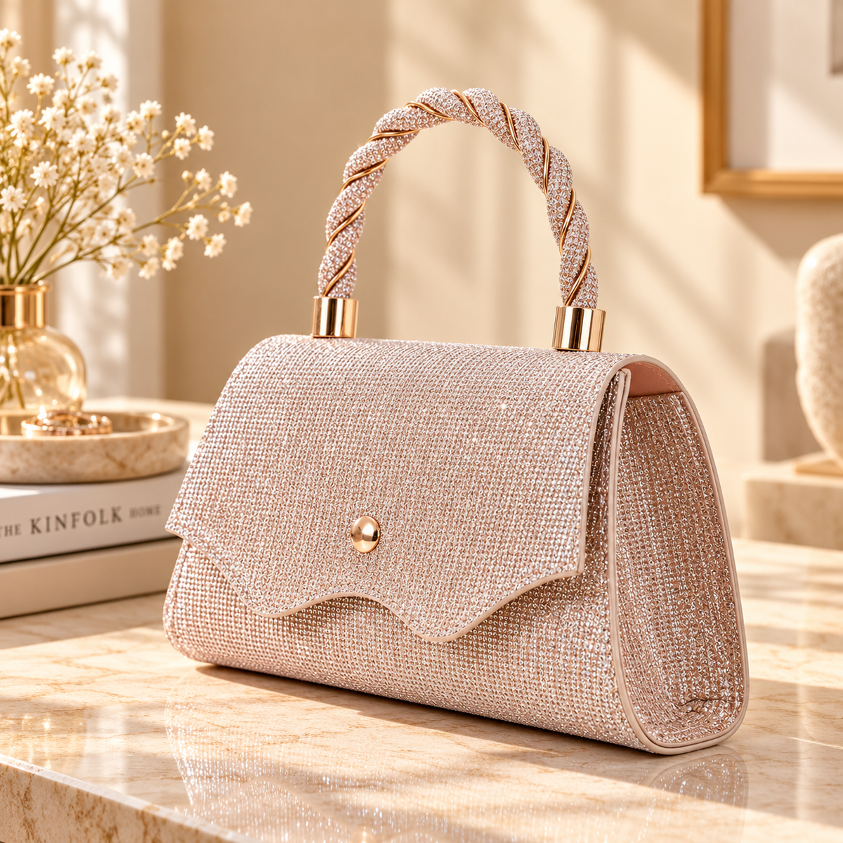 Vellora Élise Crystal Evening Bag