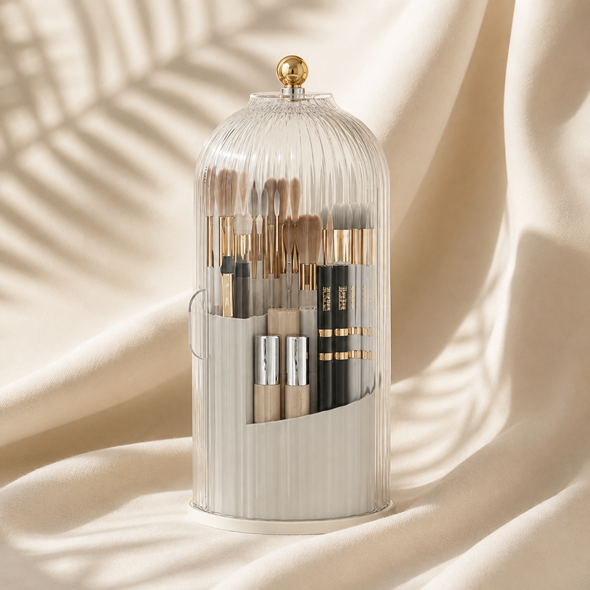 Celestine Ribbed Makeup Brush Holder