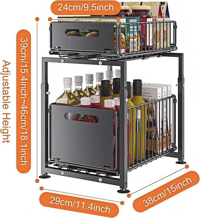 Velmora Pull-Out Cabinet Organizer