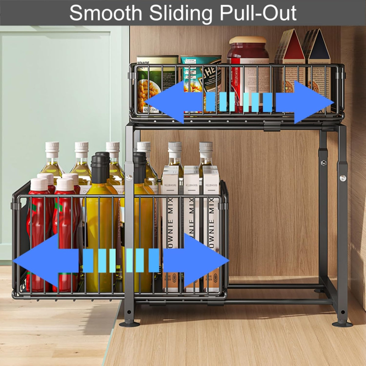 Velmora Pull-Out Cabinet Organizer