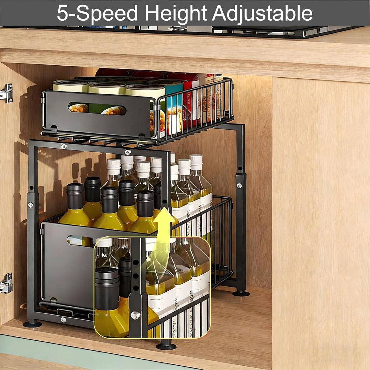 Velmora Pull-Out Cabinet Organizer