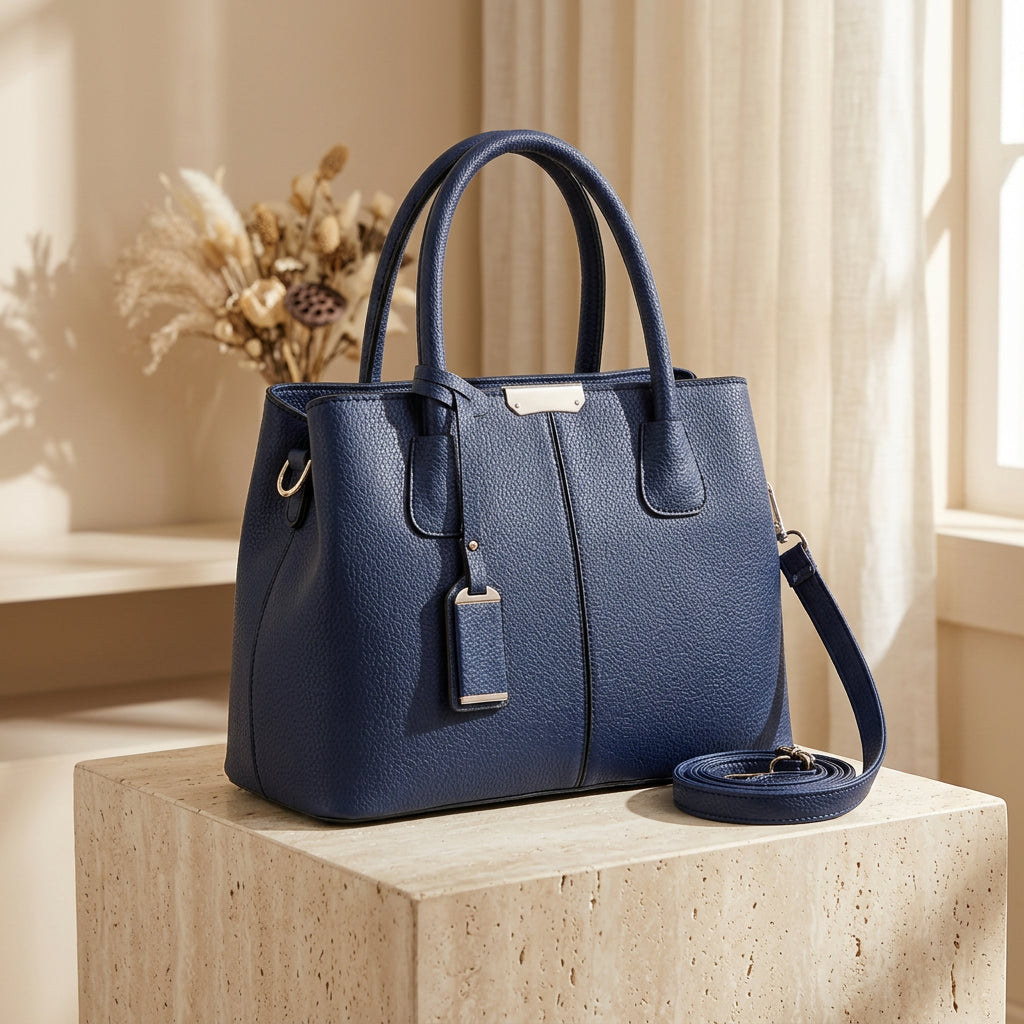 Margaux Textured Tote Bag