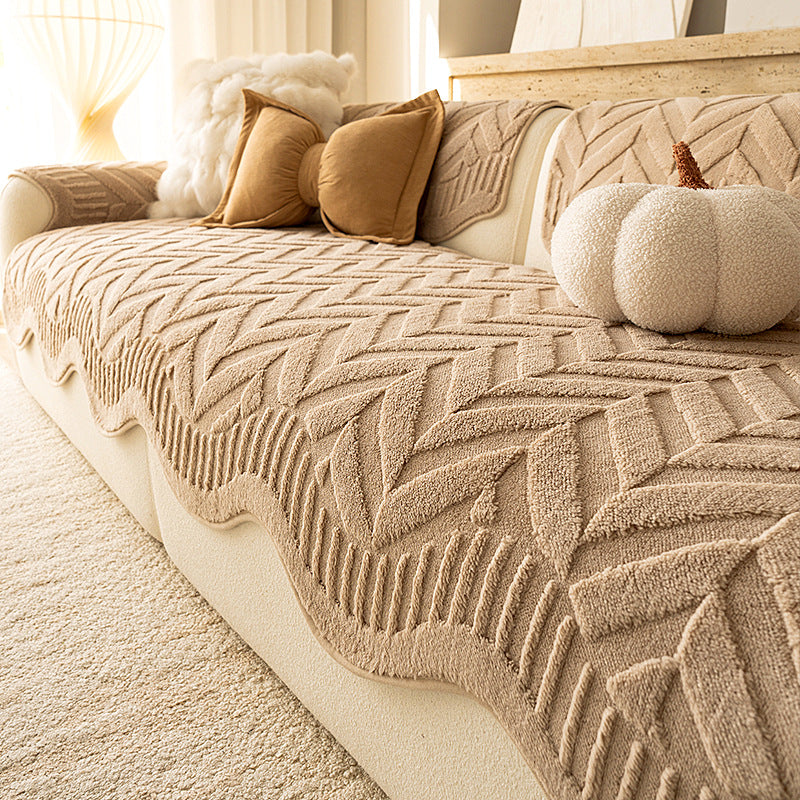 Marlow Plush Herringbone Sofa Cushion