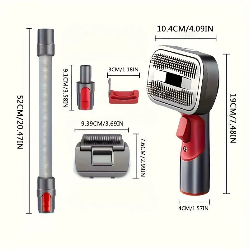 FurFlow Pet Grooming Vacuum Attachment